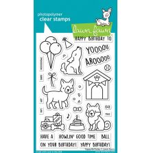 Lawn Fawn Clear Stamps 4X6 - Yappy Birthday LF3158