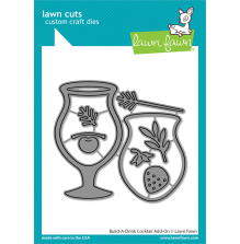 Lawn Fawn Dies - Build-A-Drink Cocktail Add-On LF3177