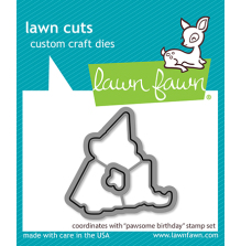 Lawn Fawn Dies - Pawsome Birthday LF3163