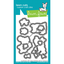 Lawn Fawn Dies - Yappy Birthday Add-On LF3161