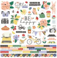 Simple Stories Sticker Sheet 12X12 - The Little Things