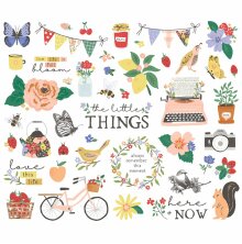 Simple Stories Bits &amp; Pieces Die-Cuts 45/Pkg - The Little Things