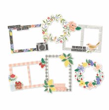 Simple Stories Chipboard Frames 6/Pkg - The Little Things