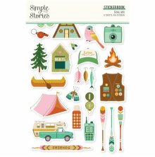 Simple Stories Sticker Book 4X6 12/Pkg - Trail Mix