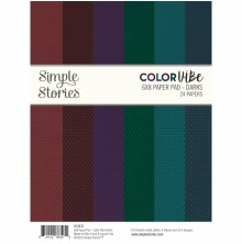 Simple Stories Double-Sided Paper Pad 6X8 - Color Vibe Darks