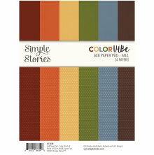 Simple Stories Double-Sided Paper Pad 6X8 - Color Vibe Fall