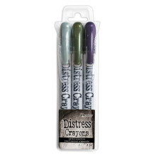 Tim Holtz Distress Crayon Pearlescent Set - Halloween 6