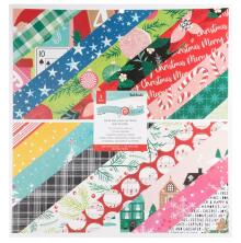 Vicki Boutin Double-Sided Paper Pad 12X12 - Peppermint Kisses