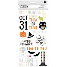 American Crafts Thickers Stickers 5.5X11 - Happy Halloween