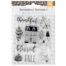 American Crafts Clear Stamps 11/Pkg - Farmstead Harvest