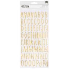 American Crafts Farmstead Harvest Thickers Stickers 5.5X11 - Alpha