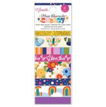 Shimelle Energy Washi Tape 8/Pkg - Main Character Energy