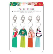 Paige Evans Charm Tassels 4/Pkg - Sugarplum Wishes