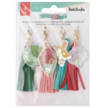 Vicki Boutin Tassels 4/Pkg - Peppermint Kisses