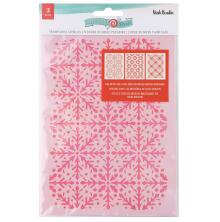 Vicki Boutin Peppermint Kisses Stencils 3/Pkg - Snowflakes