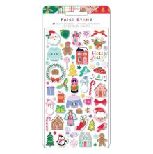 Paige Evans Mini Puffy Stickers 61/Pkg - Sugarplum Wishes