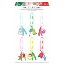 Paige Evans Paper Clip Charms 6/Pkg - Sugarplum Wishes