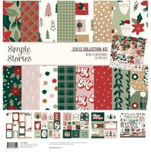 Simple Stories Collection Kit 12X12 - Boho Christmas