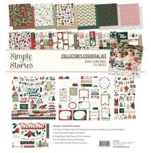 Simple Stories Collectors Essential Kit 12X12 - Boho Christmas