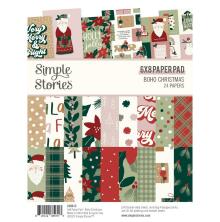 Simple Stories Double-Sided Paper Pad 6X8 - Boho Christmas