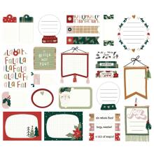 Simple Stories Bits &amp; Pieces Die-Cuts 26/Pkg - Boho Christmas Journaling