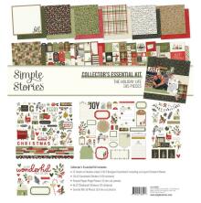 Simple Stories Collectors Essential Kit 12X12 - The Holiday Life