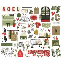 Simple Stories Bits &amp; Pieces Die-Cuts 54/Pkg - The Holiday Life