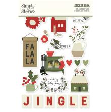 Simple Stories Sticker Book 4X6 12/Pkg - The Holiday Life