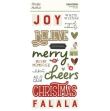 Simple Stories Foam Stickers 50/Pkg - The Holiday Life