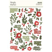 Simple Stories Rub Ons 6X8 - The Holiday Life