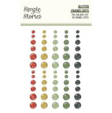 Simple Stories Enamel Dots 60/Pkg - The Holiday Life