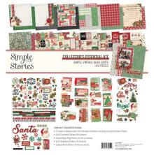 Simple Stories Collectors Essential Kit 12X12 - Simple Vintage Dear Santa