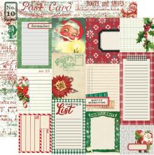 Simple Stories SV Dear Santa Cardstock 12X12 - Journal Elements