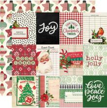 Simple Stories SV Dear Santa Cardstock 12X12 - 3X4 Elements