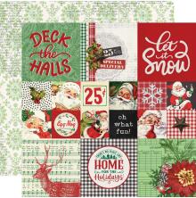 Simple Stories SV Dear Santa Cardstock 12X12 - 2X2/4X4 Elements