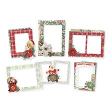 Simple Stories Chipboard Frames 6/Pkg - Simple Vintage Dear Santa