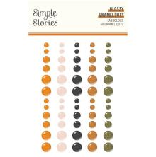 Simple Stories Enamel Dots 60/Pkg - FaBOOlous