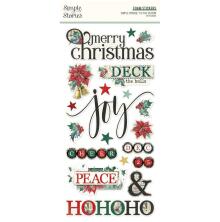 Simple Stories Foam Stickers 39/Pkg - Simple Vintage Tis The Season