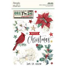 Simple Stories Rub Ons 6X8 - Simple Vintage Tis The Season