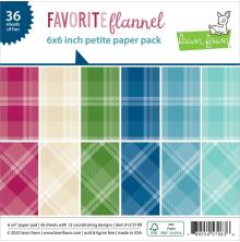 Lawn Fawn Petite Paper Pack 6X6 - Favorite Flannel
