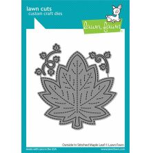 Lawn Fawn Dies - Outside In Stitched Maple Leaf LF3248