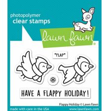 Lawn Fawn Clear Stamps 2X3 - Flappy Holiday LF3229