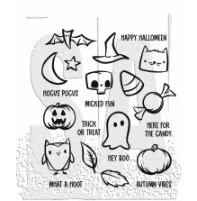 Tim Holtz Cling Stamps 7X8.5 - Tiny Frights CMS468