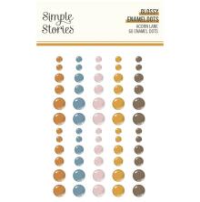 Simple Stories Enamel Dots 60/Pkg - Acorn Lane