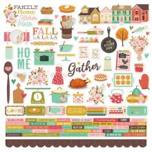 Simple Stories Sticker Sheet 12X12 - Whats Cookin?