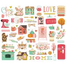 Simple Stories Bits &amp; Pieces Die-Cuts 52/Pkg - Whats Cookin?