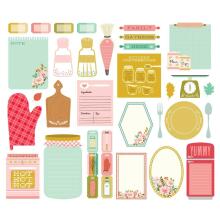 Simple Stories Bits &amp; Pieces Die-Cuts 29/Pkg -  What´s Cookin´? Journal