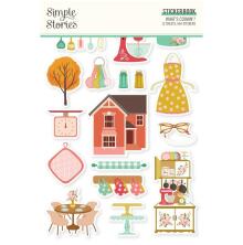 Simple Stories Sticker Book 4X6 12/Pkg - What´s Cookin´?