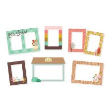 Simple Stories Chipboard Frames 6/Pkg - Whats Cookin?