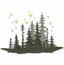 Tim Holtz Sizzix Thinlits Dies - Forest Shadows 666334